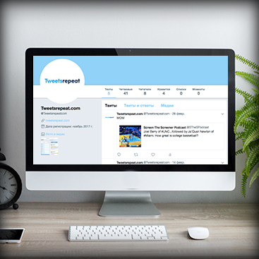 продвижение в социальных сетях (SMM) для Tweetsrepeatcom — изображение